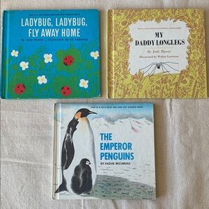 Book Lot | Set of 3 Let's Read and Find Out Children's Science Books